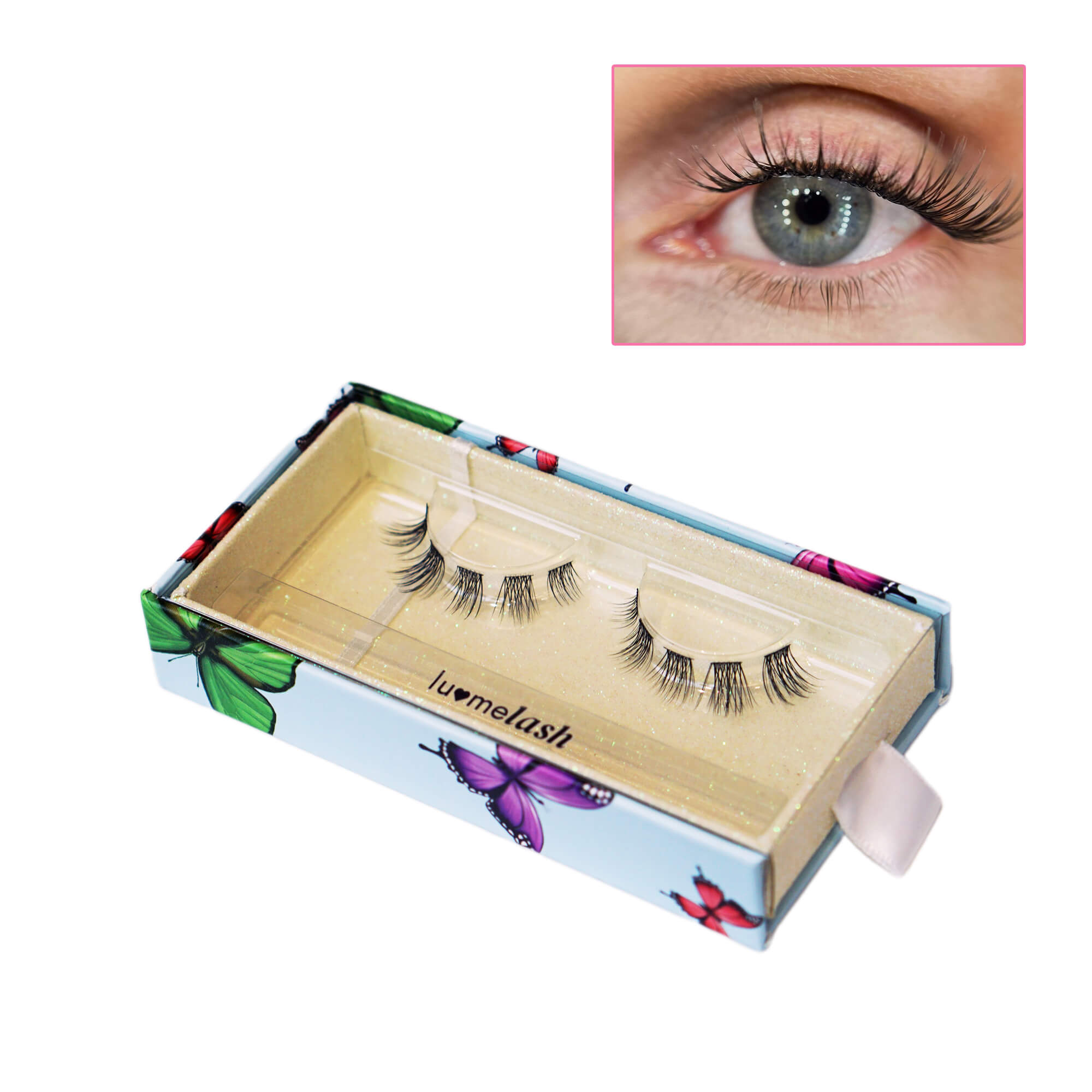 Soft Cat-Eye Natural Volume DIY Pre-Cut Cluster Lashes