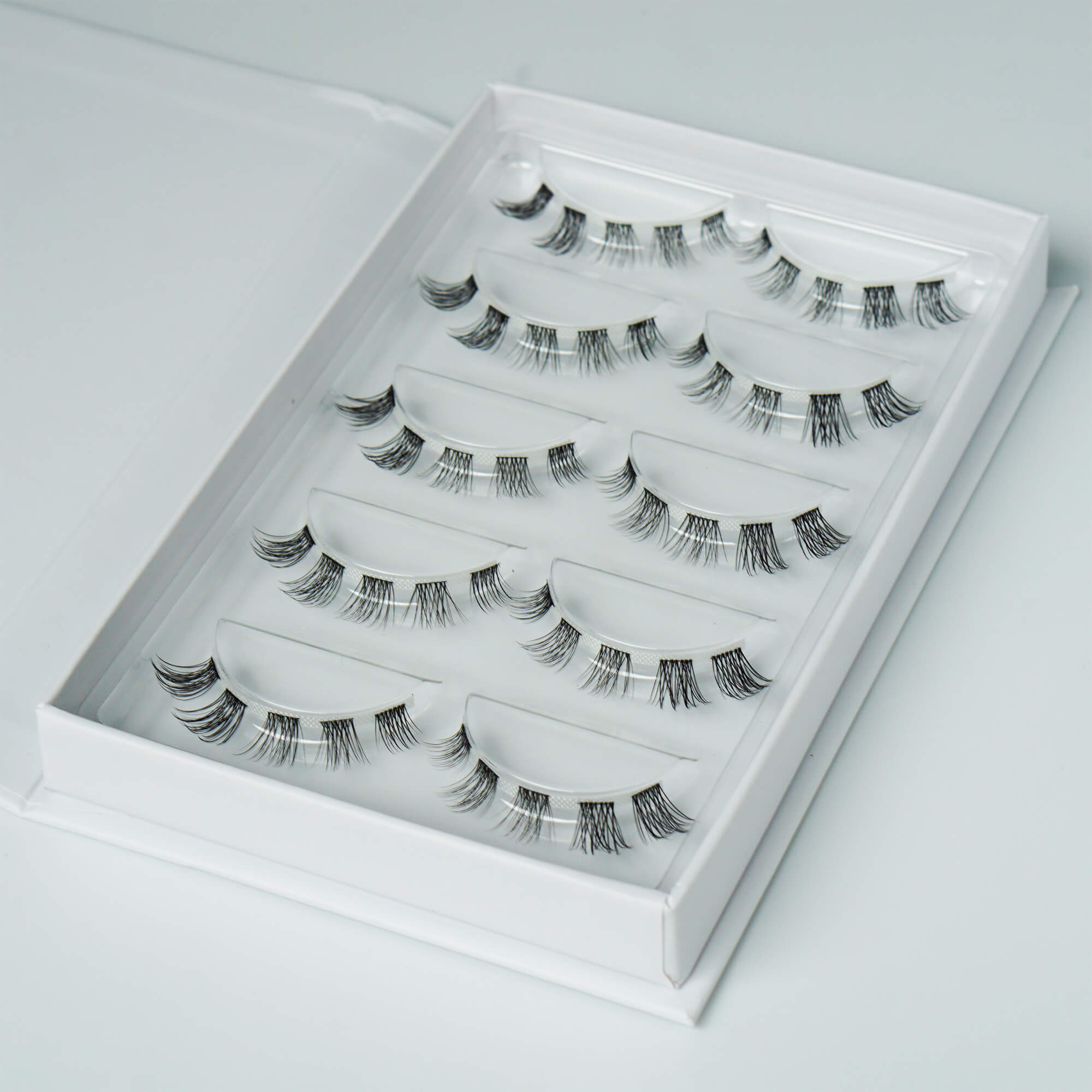 Soft Cat-Eye Natural Volume DIY Pre-Cut Cluster Lashes