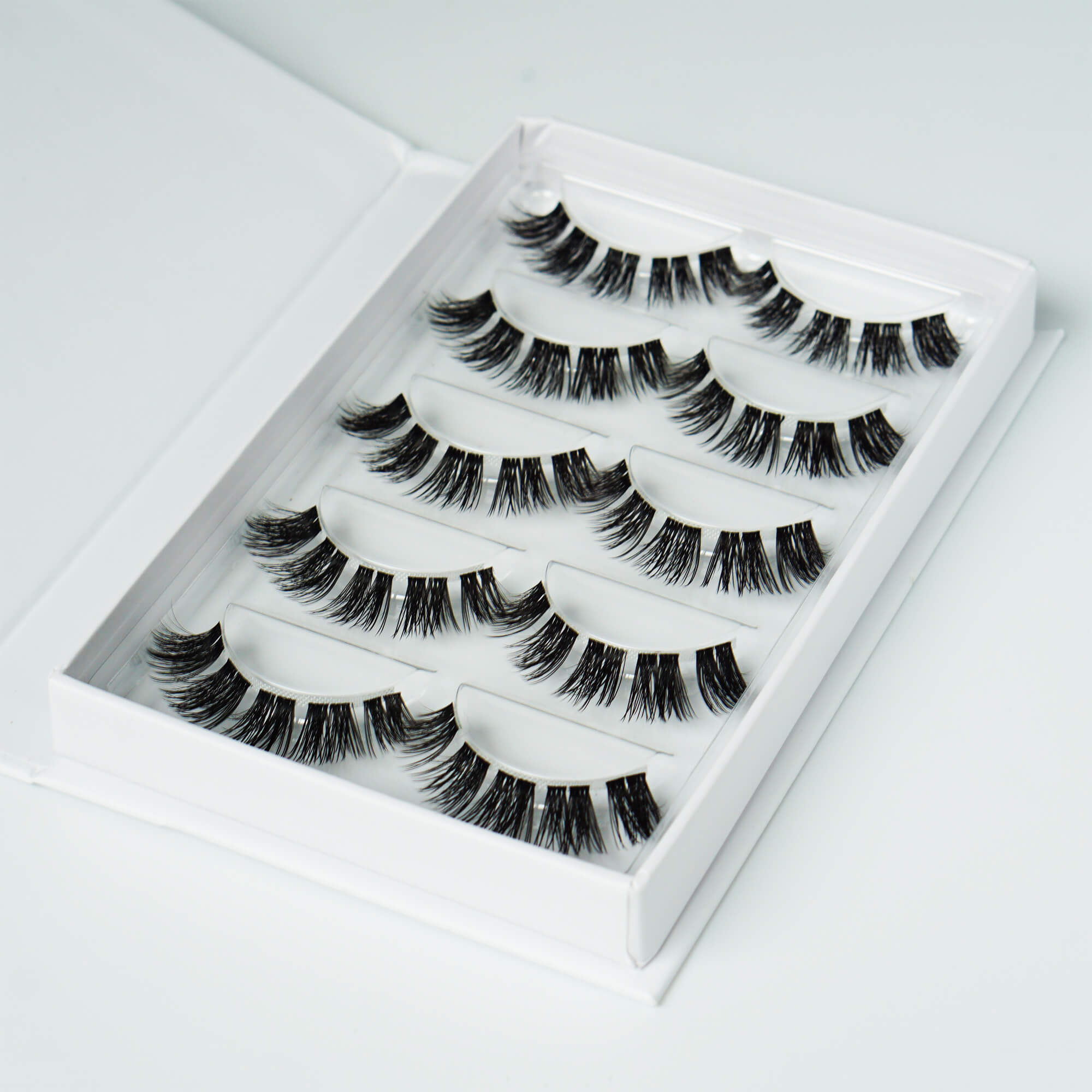 Short Cat-Eye Dramatic Volume DIY Pre-Cut Cluster Lashes