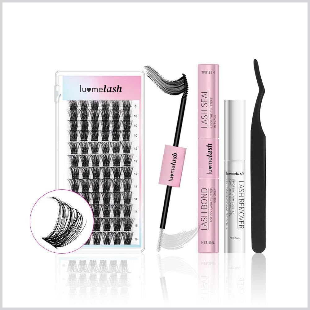 Dramatic D Curl DIY Cluster Lashes Mixed Length