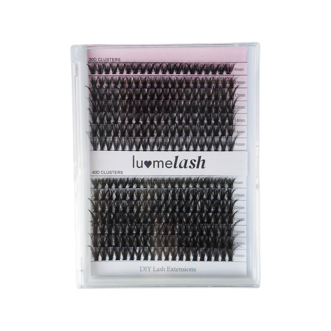 Dramatic Volume DIY Cluster Lashes Mixed Length (30D/40D)