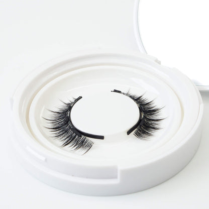 Wispy Doll-Eye Natural Magnetic Eyelashes without Eyeliner