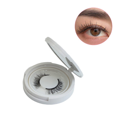 Wispy Cat-Eye Natural Magnetic Eyelashes without Eyeliner