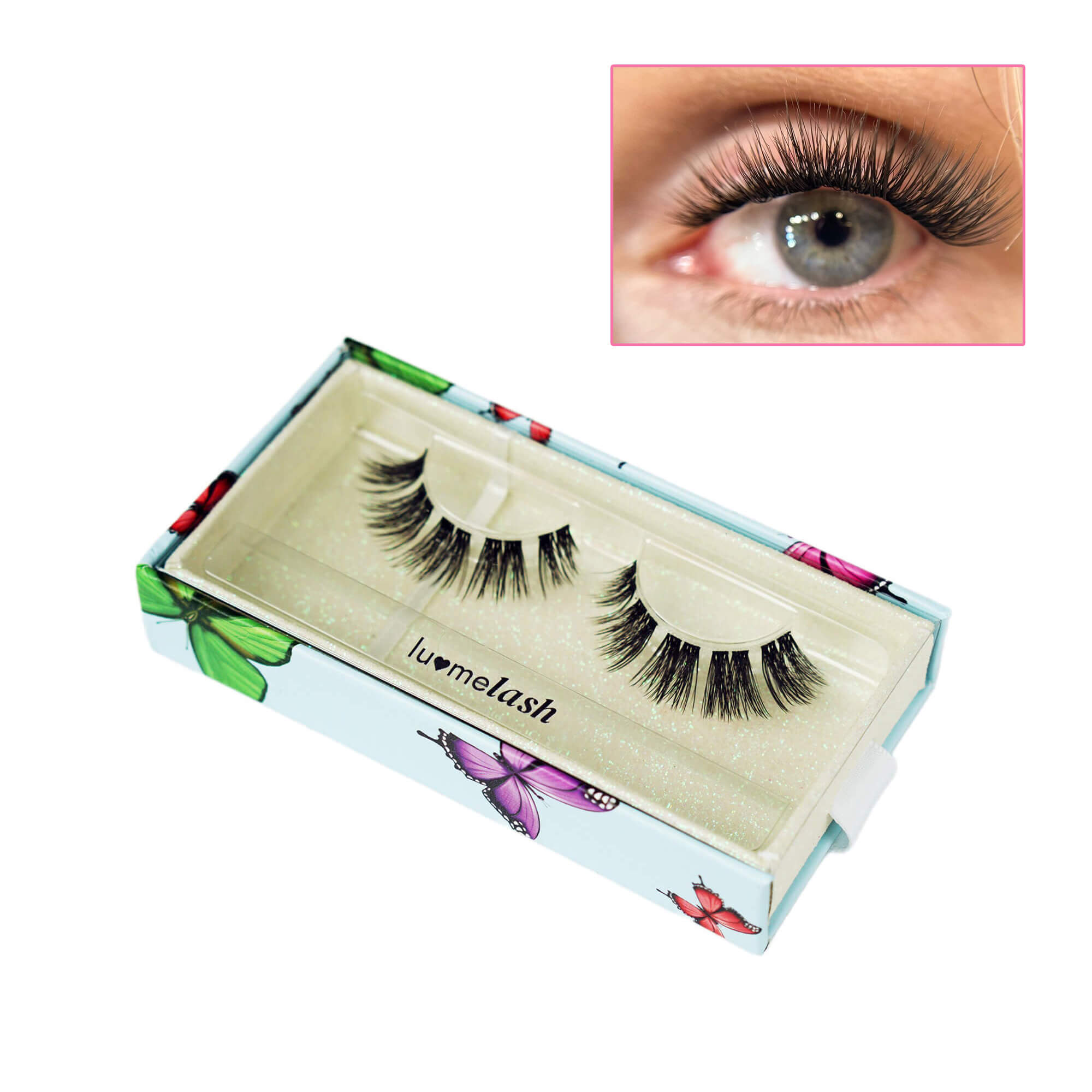 Short Cat-Eye Dramatic Volume DIY Pre-Cut Cluster Lashes