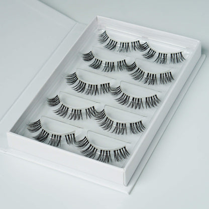 Glamorous Cat-Eye Natural Volume DIY Pre-Cut Cluster Lashes